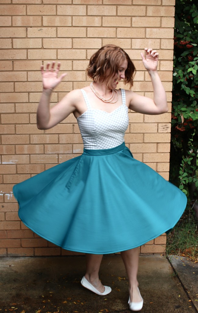 Vogue 8849 and Circle Skirt