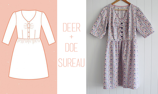 Sureau Sew-Along# Recopier le patron – Deer&Doe • le blog