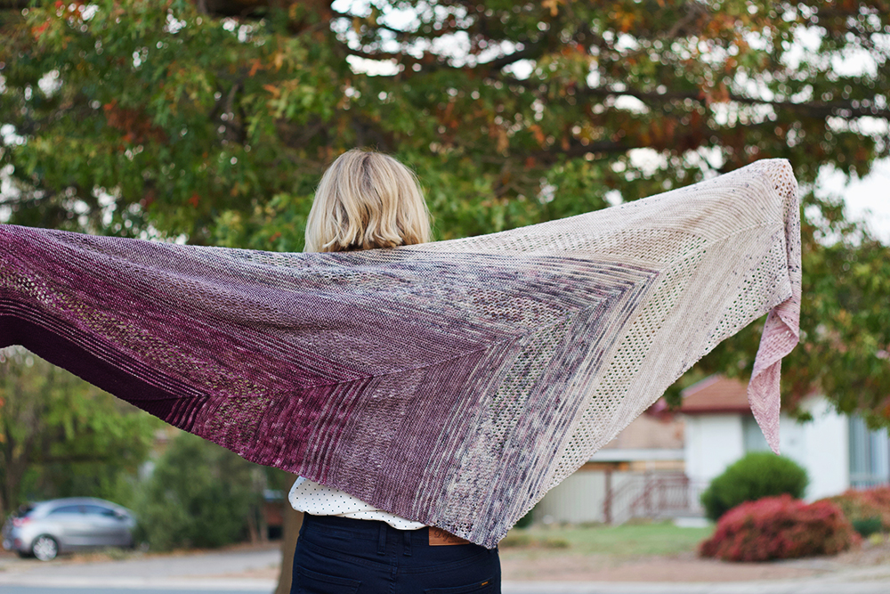 Amanda vs Find Your Fade Shawl