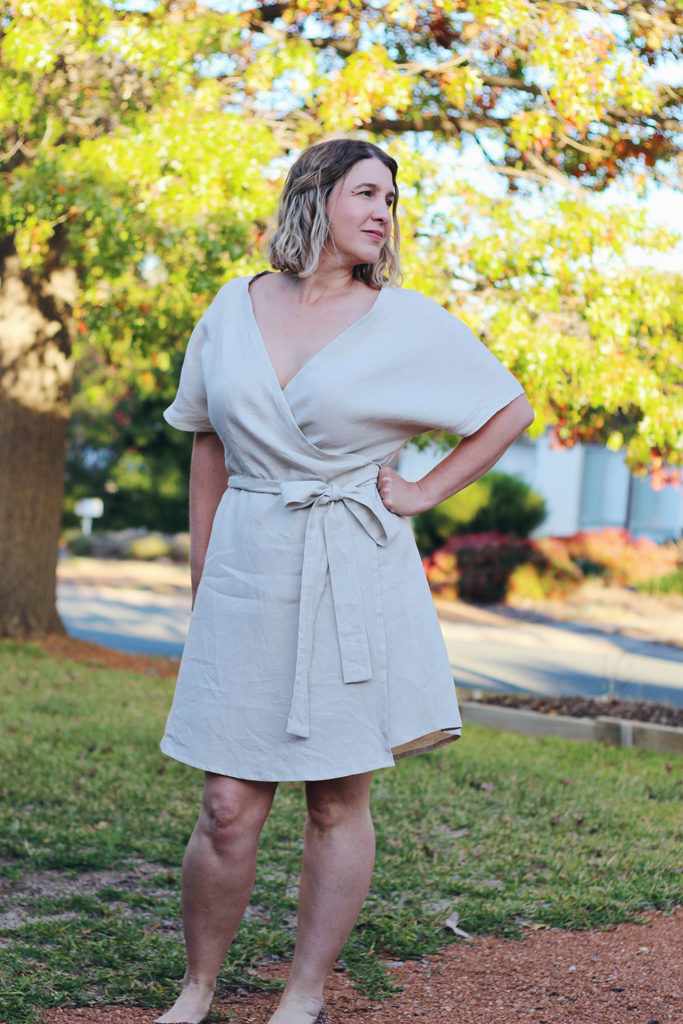 bellbird wrap dress