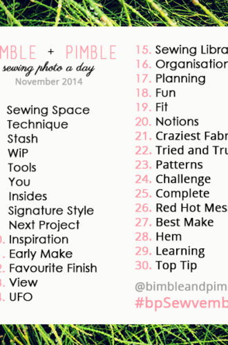 Everyone vs Sewing Photo A Day Challenge